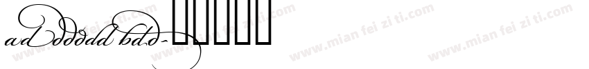 Bickham One字体转换